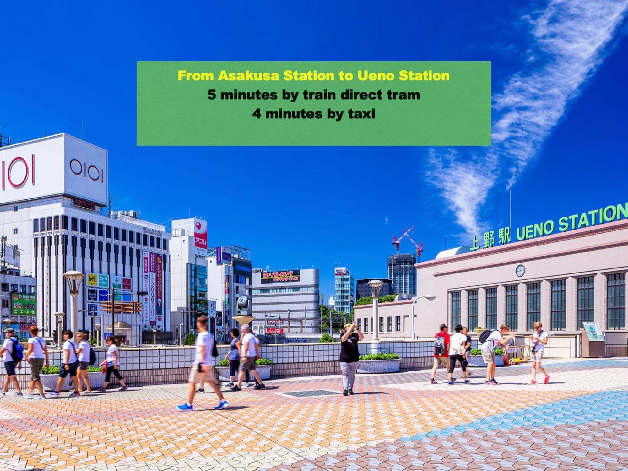 浅草寺3分 浅草駅6分 寝室+リビング2-4人 スカイツリービュー 駅近 成田空港&羽田空港直通 Lägenhet Tokyo prefektur Exteriör bild